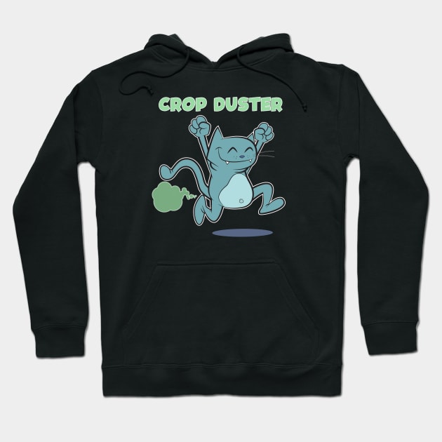 FARTING CAT Hoodie by CoySoup